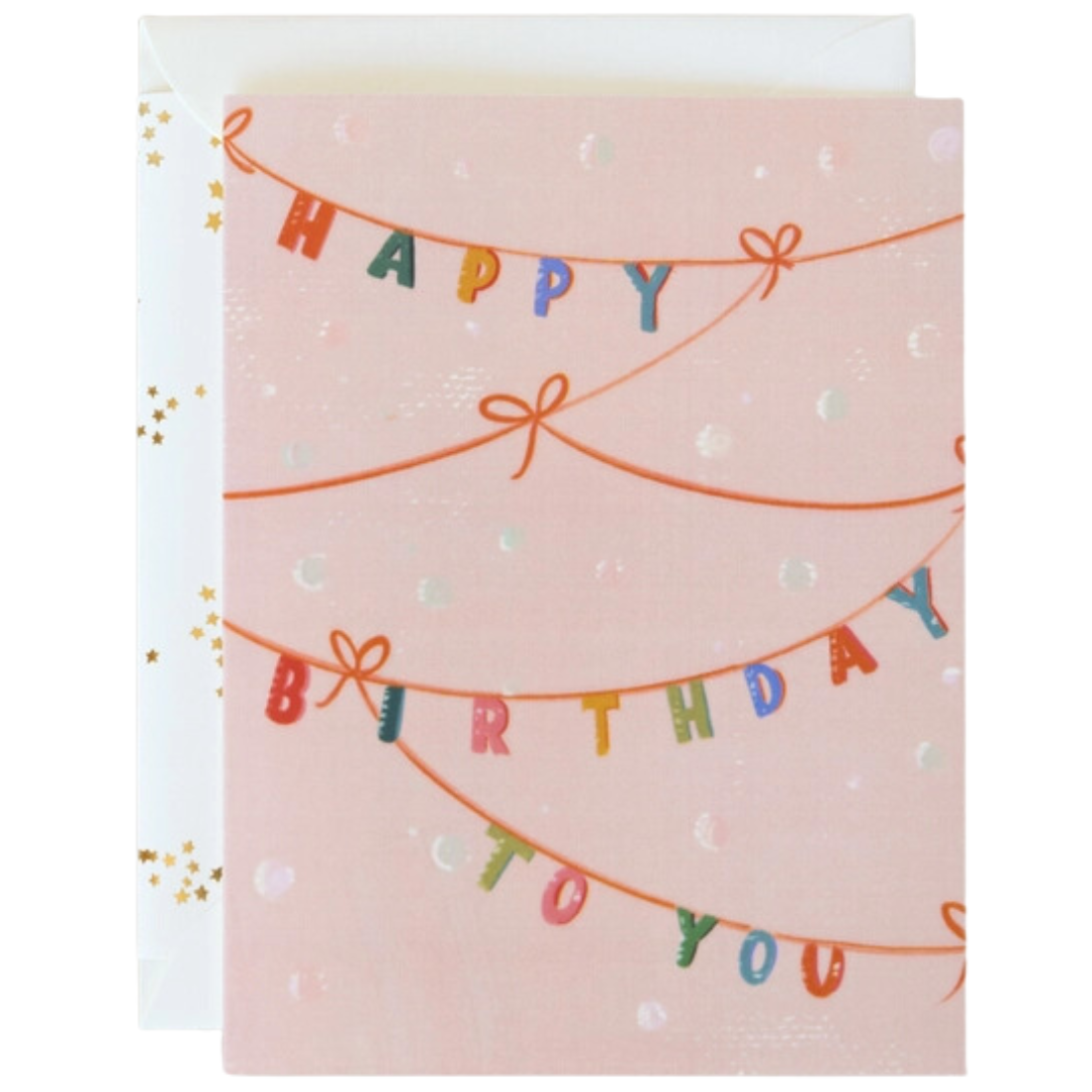 Happy Birthday Banner Card