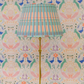Coral Plaid Lampshade