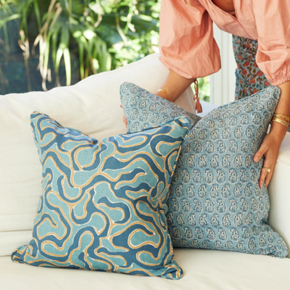 Murano Fresh Azure Pillow