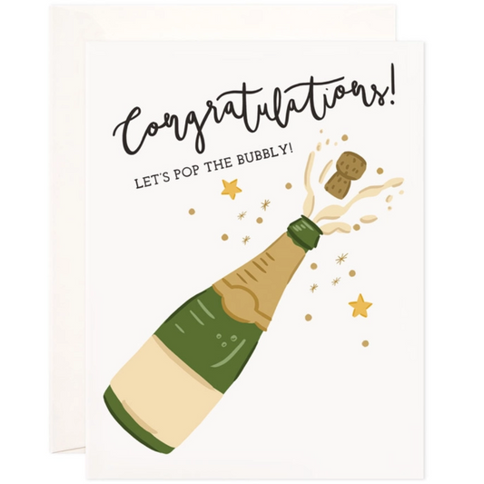 Bubbly Congrats Card