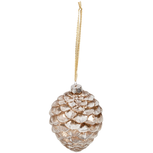 Snowy Pinecone Ornament