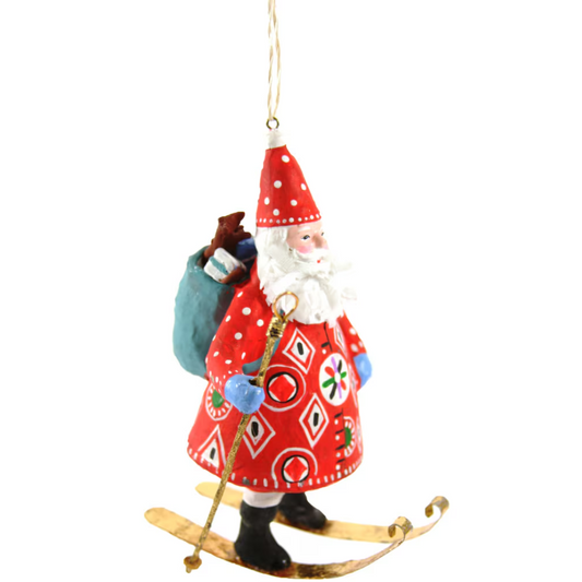 Woodland Father Christmas Ornament
