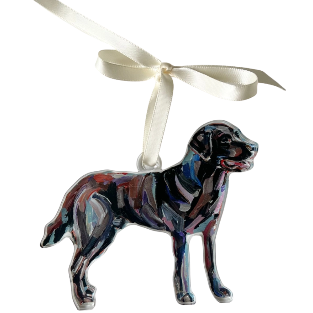 Chocolate Lab Ornament