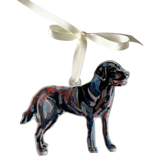 Chocolate Lab Ornament