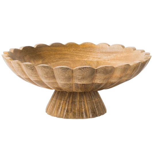 Fluted Pedestal Bowl