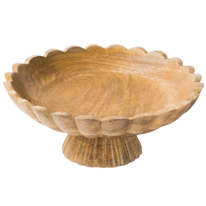 Fluted Pedestal Bowl