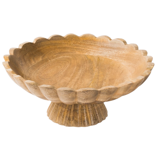Fluted Pedestal Bowl