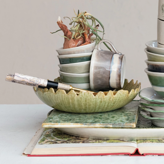 Botanist Scalloped Bowl