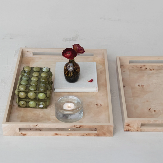 Notions Burlwood Tray Collection