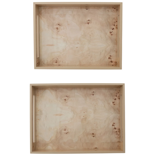 Notions Burlwood Tray Collection