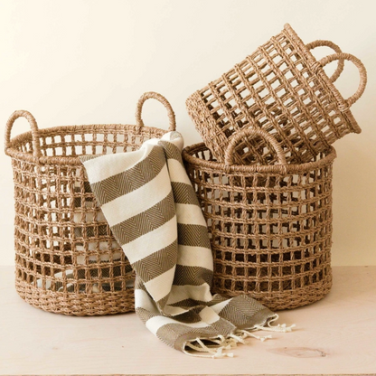 Open Weave Basket Collection