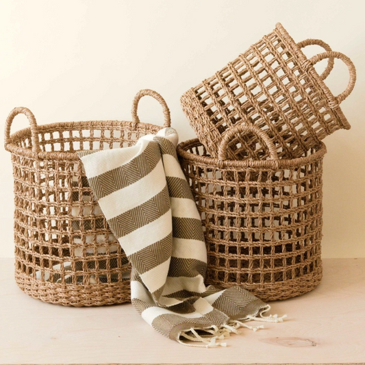 Open Weave Basket Collection