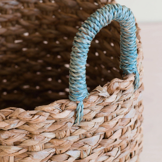 Sky Seagrass Basket Collection