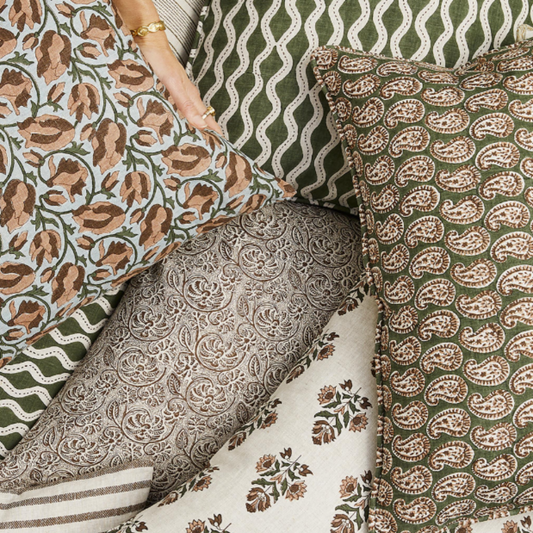 Lahore Rosewood Pillow