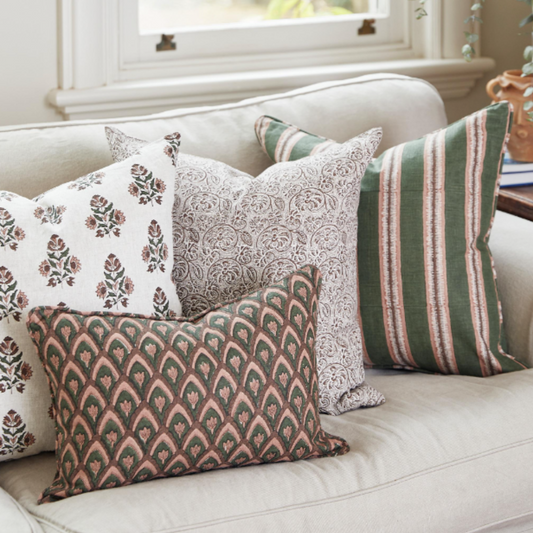 Haveli Rosewood Lumbar Pillow