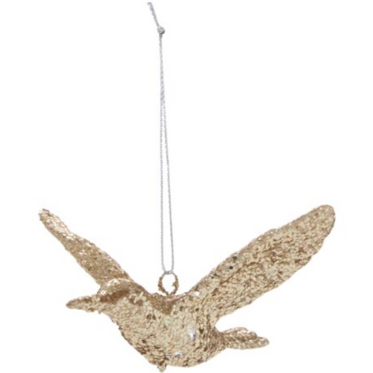 Glitter Bird Ornament