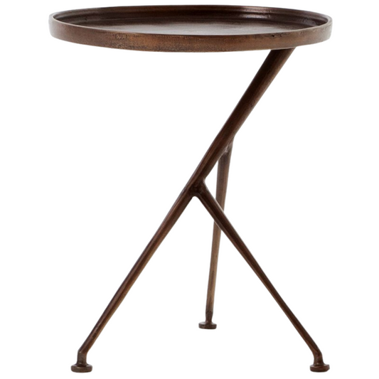 Schmidt Antique Rust Side Table