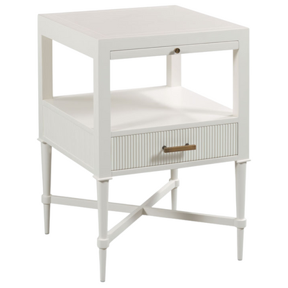 Thornapple White Dove Bedside Table