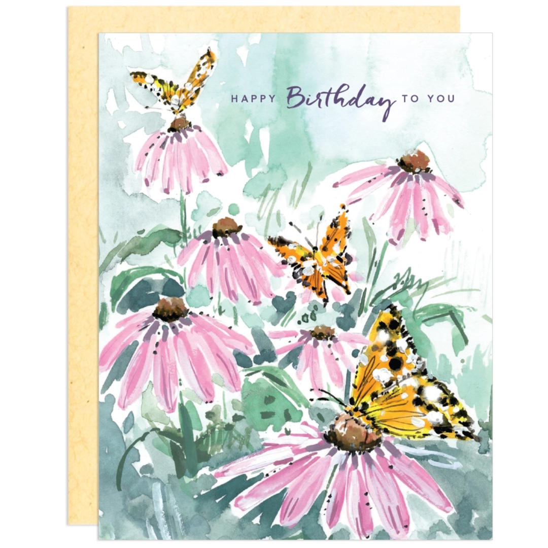 Birthday Butterflies Card