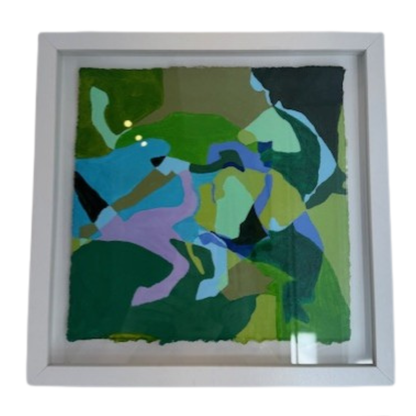 Green Tangles Horses Art