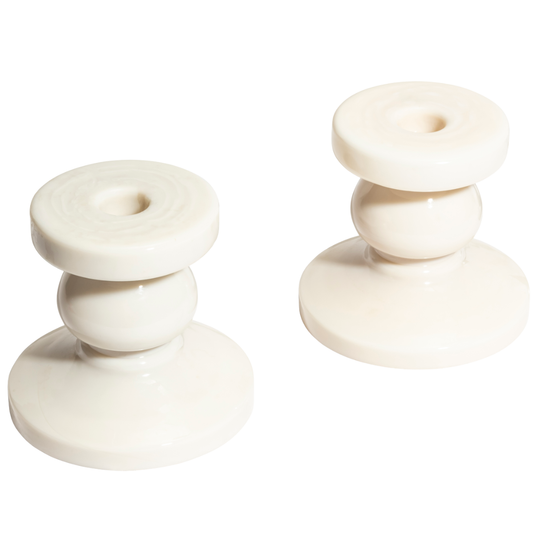 Spindle Candlestick Pair