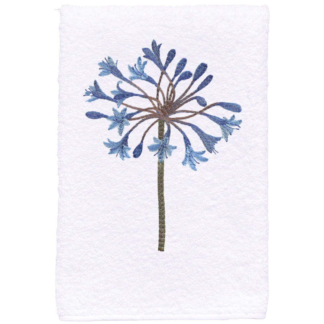 Agapanthus Blue Guest Towel