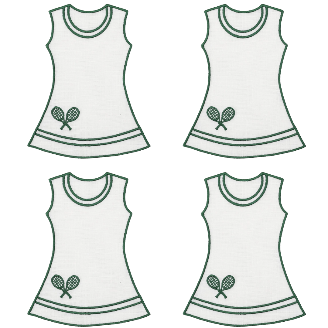 Tennis Dress Cocktail Napkins