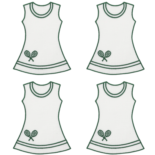 Tennis Dress Cocktail Napkins