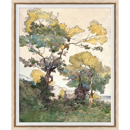 English Countryside View Art