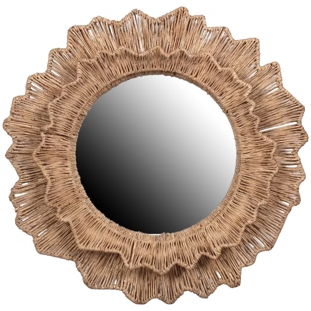 Shine Wave Woven Mirror