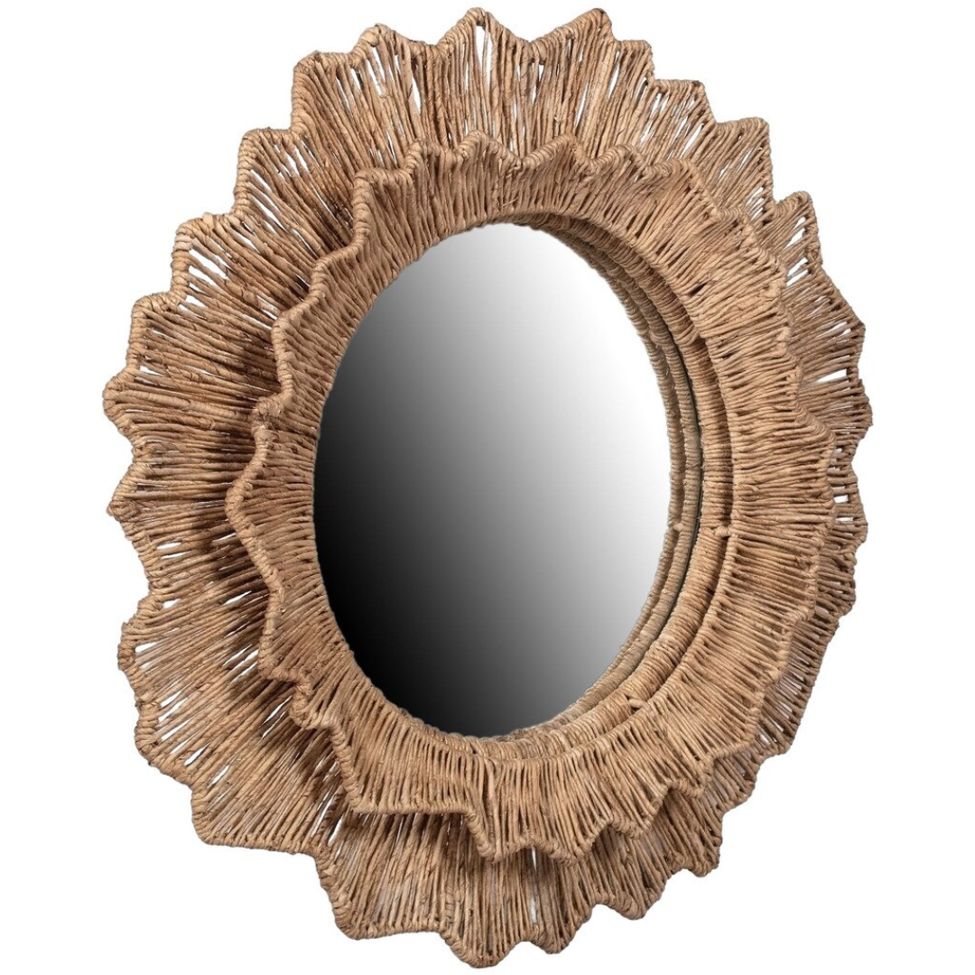 Shine Wave Woven Mirror