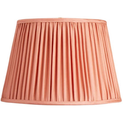 Coral Silk Lamp Shade