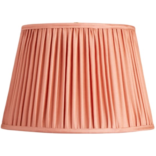Coral Silk Lamp Shade