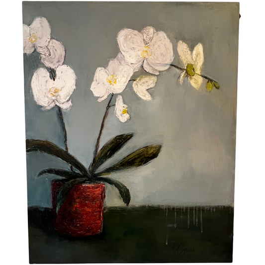 Orchid in Terracotta Art