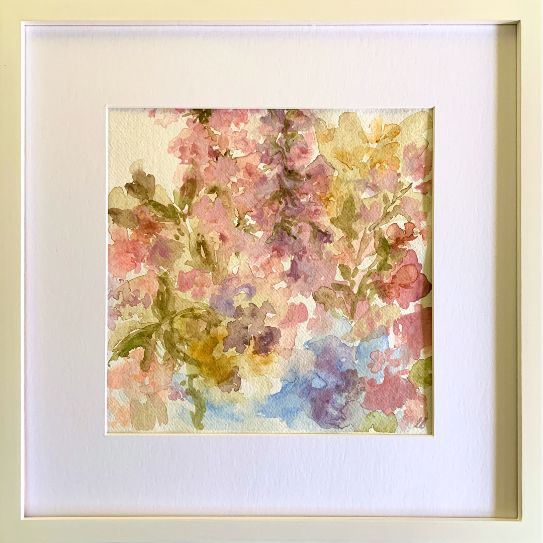 Snapdragons & Pansies Art