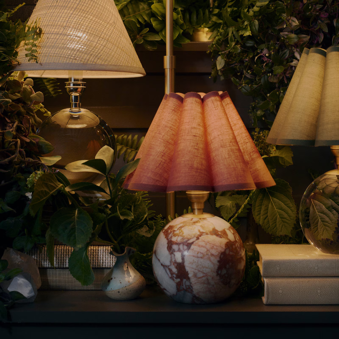 Poppy Marble Mini Lamp