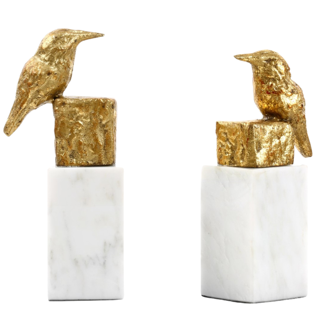 Finch Pair Bookends