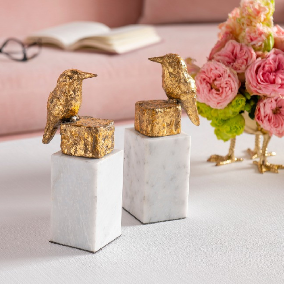 Finch Pair Bookends