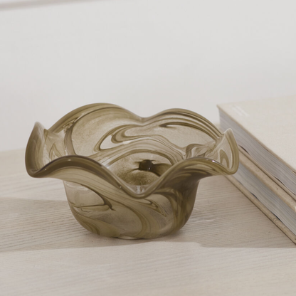 Swirled Glass Bowl