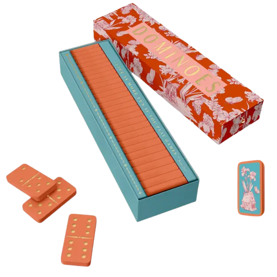 Fairy House Toile Domino Set