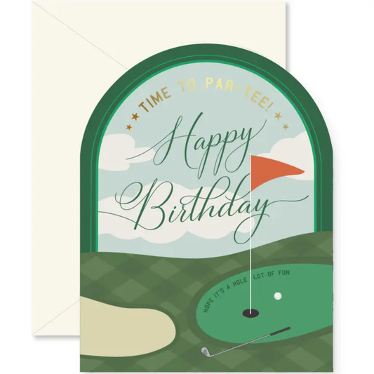 Par Tee Bday Card