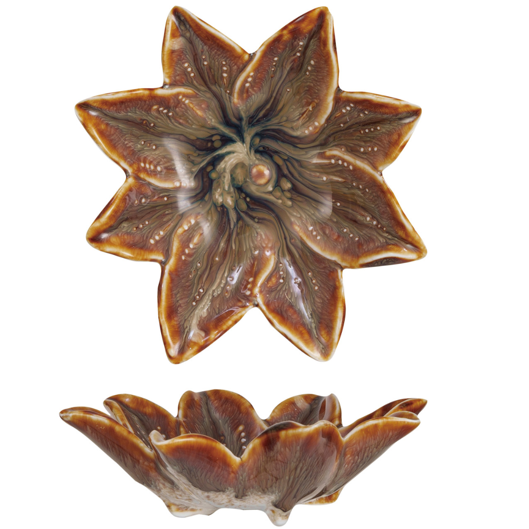 Swirl Flower Dish