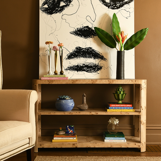 Emery Burlwood Console