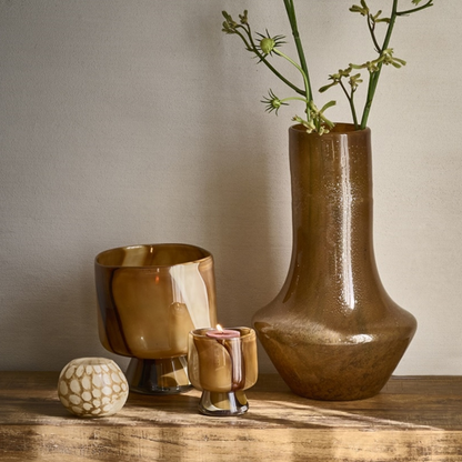 Camel Swirl Vase Collection