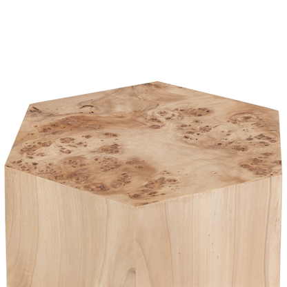 Veer Burlwood Side Table