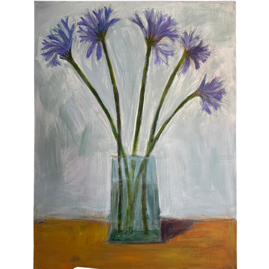 Agapanthus in Vase Art