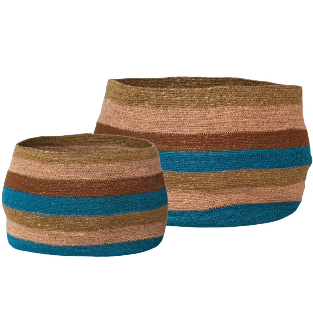 Adobe Stripe Basket Collection