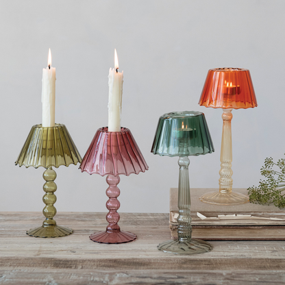 Ribbed Tealight Holder Collection
