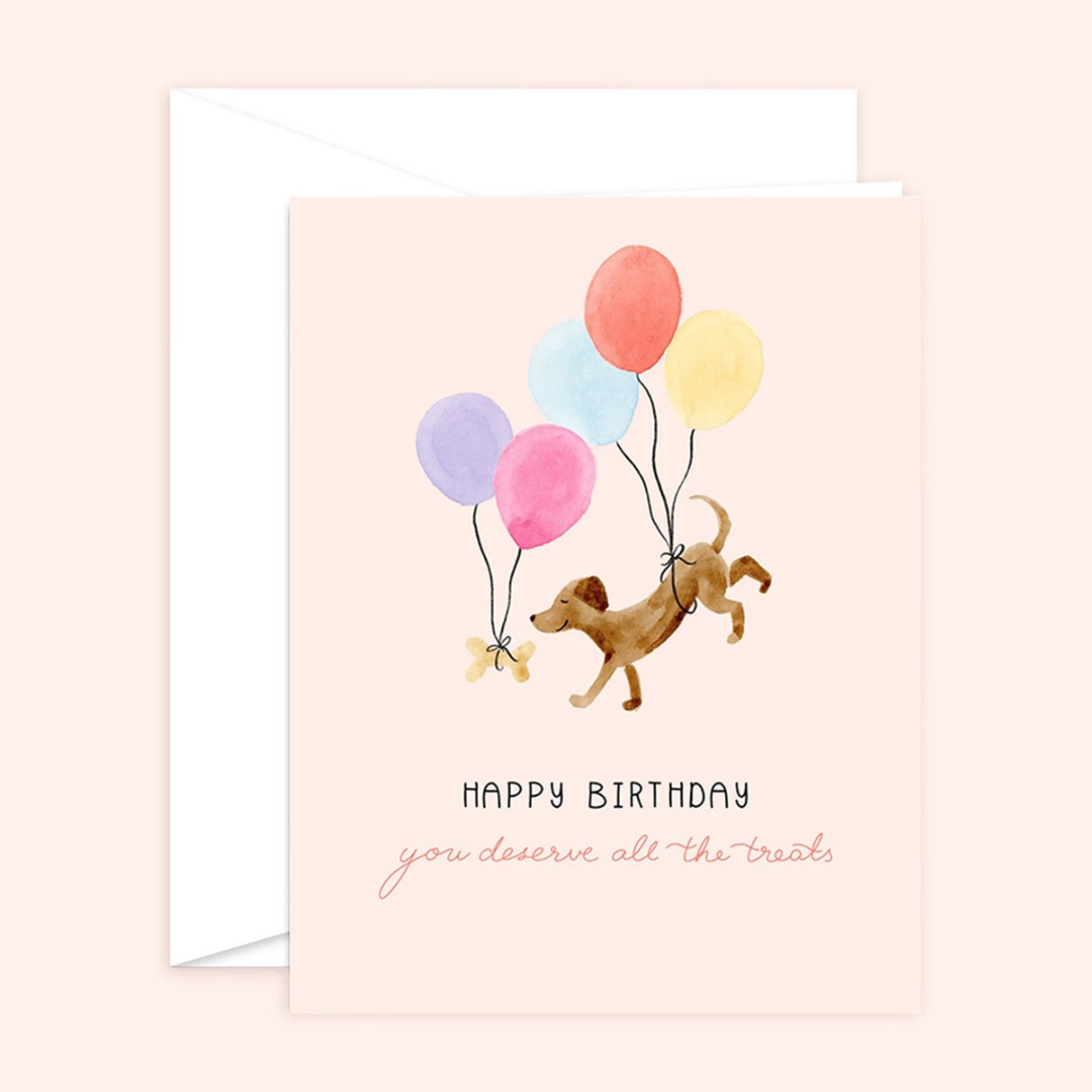 Treats On Your Birthday Card