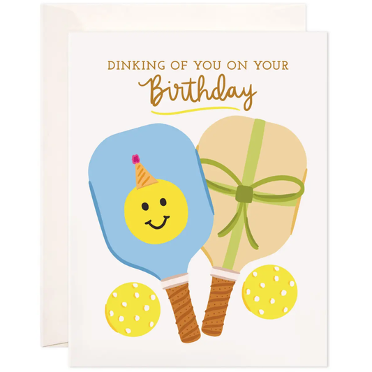 Pickleball Bday Card